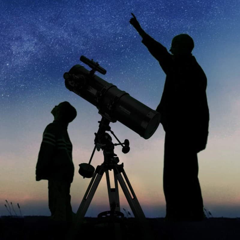 Teleskop 130EQ Newton-Reflektor Teleskop professionell Astronomie 1,5X Barlow-Linse Smartphone – 5