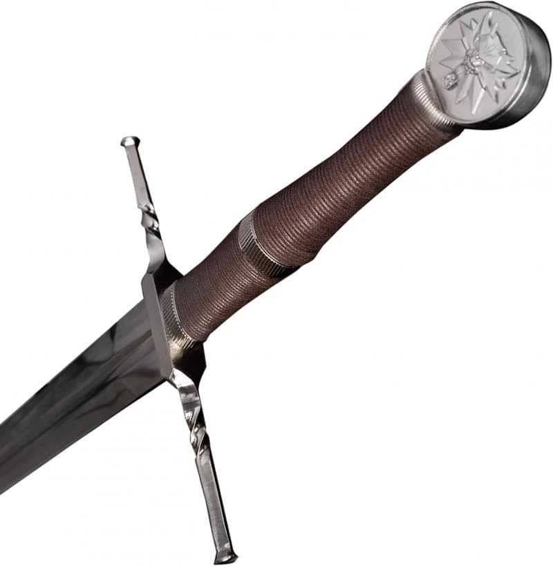 Schwert Minischwert Ritterschwert scharf Stahl mit Scheide inspiriert von The Wittcherr Requisite – 3