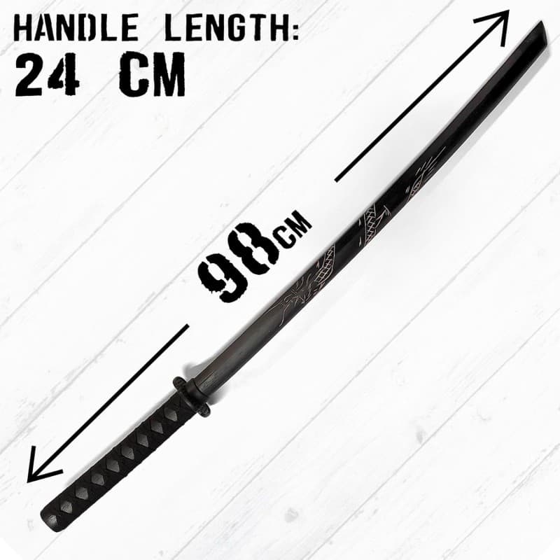 Holzschwert 98 cm Bokken Shinai Katana Wakizashi Tanto Kendo Schwert Kendo-Schwertkampf-Training – 3