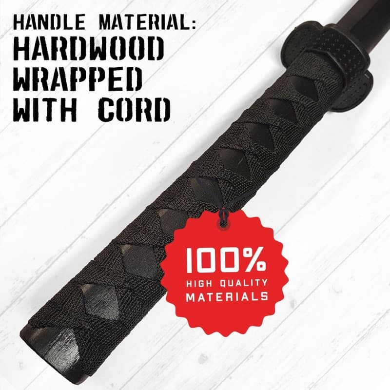 Holzschwert 98 cm Bokken Shinai Katana Wakizashi Tanto Kendo Schwert Kendo-Schwertkampf-Training – 5