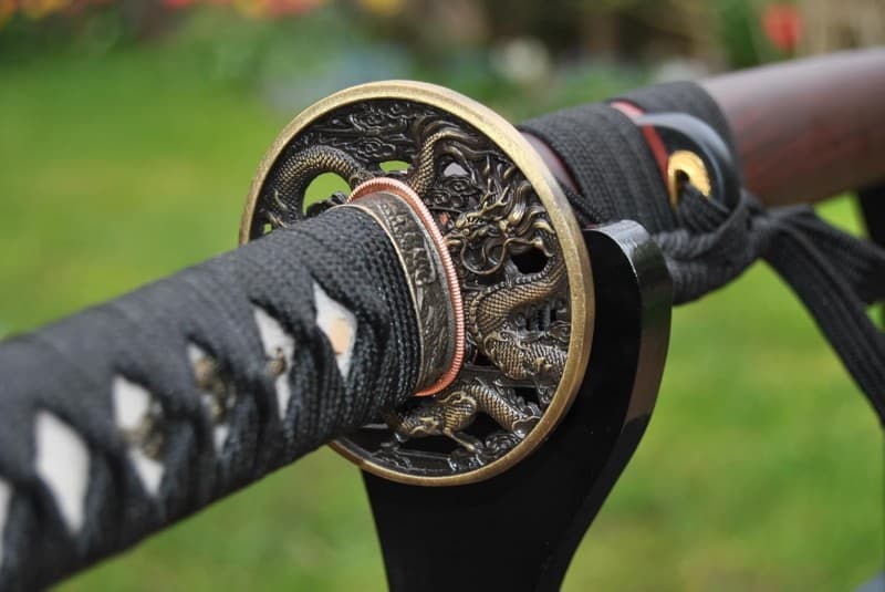 Dragon-Schwert Ninja Schwert Katana Schwert Samurai Schwert Trainingsschwert 104 cm Requisite – 4