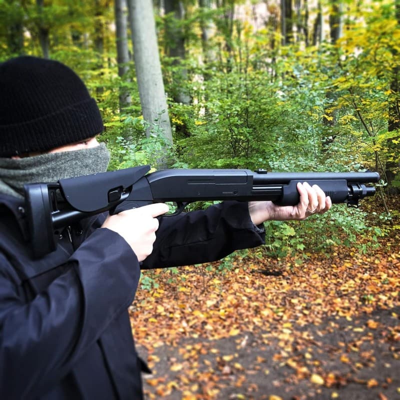 Kalashnikov Gewehr Sturmgewehr Waffe Pistole manuell Nachbau 1:1 Länge: 76 cm Kaliber 6 mm