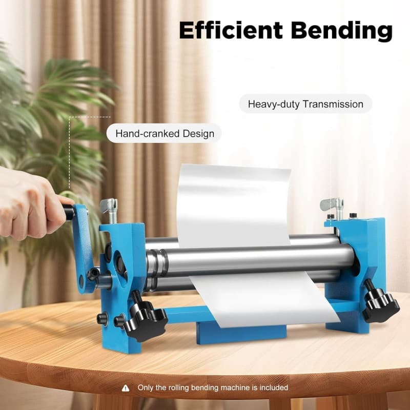 Rundbiegemaschine Biegemaschine Rohrbiegemaschine Blechbiegen Rundbiegegerät Walzenbiegegerät 3-Walz – 4