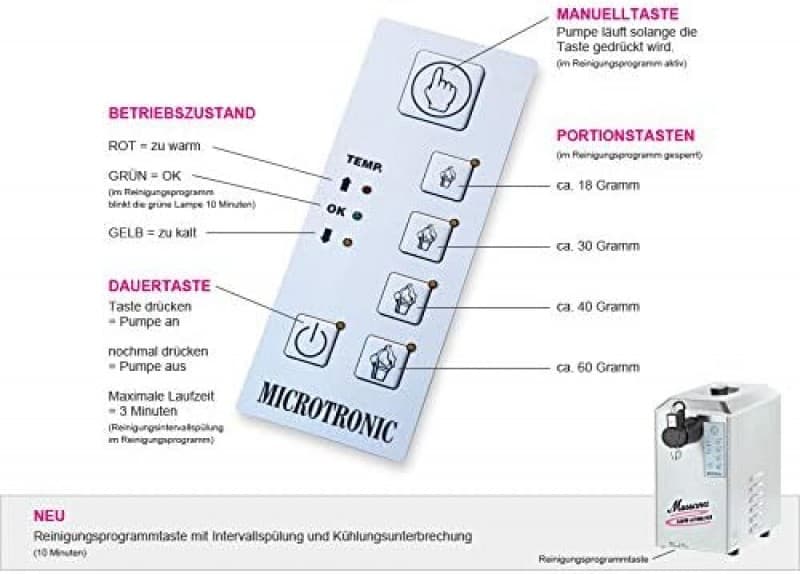 Sahnemaschine 4 L inkl. Kühlung Sahneautomat 90 Liter/Stunde 500Watt Gastro Profigerät Sahne Automat – 3