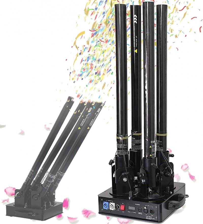Konfetti-Werfer Konfettikanone 10 m tragbare Bühnenparty-Konfetti-Maschine freie Änderung – 3