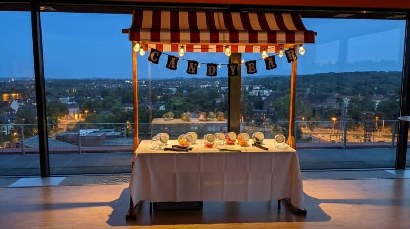 Nostalgischer Marktstand mieten – Candy Bar & Verkaufsstand für Hochzeit & Event – 5