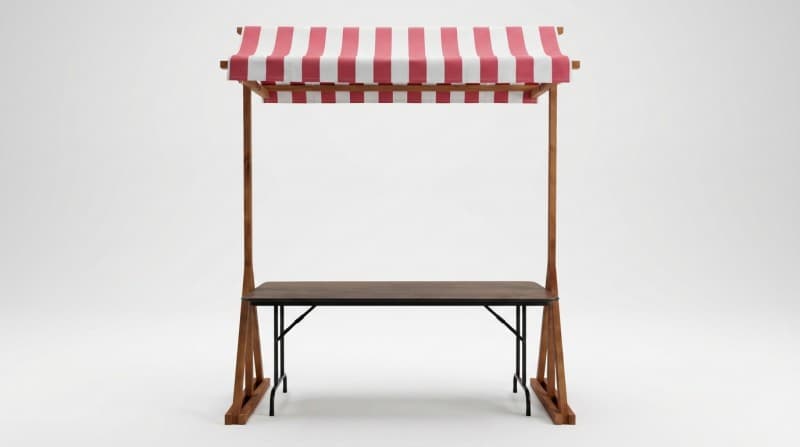 Nostalgischer Marktstand mieten – Candy Bar & Verkaufsstand für Hochzeit & Event – 2