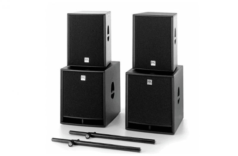 DJ - Anlage, Beschallungsanlage mieten: HK Audio Lucas Smart – Kompaktes 2.1 PA-S – 2