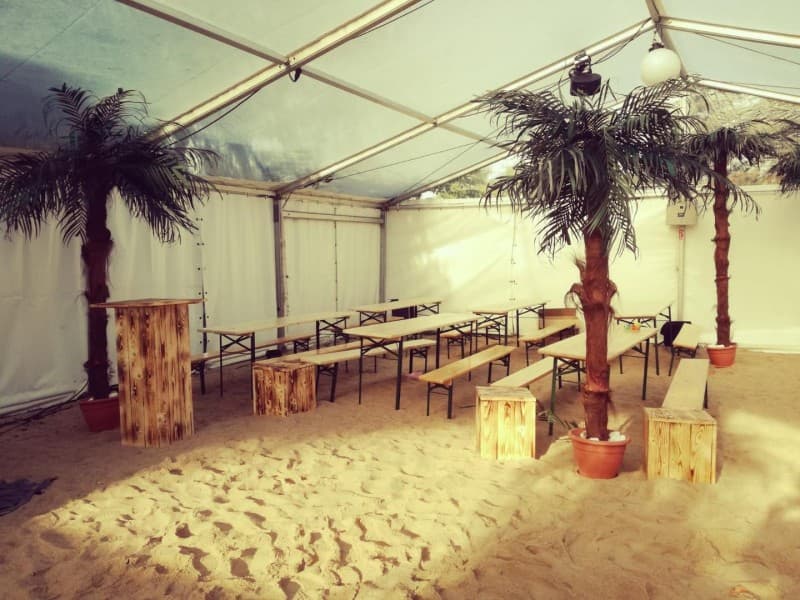 Bierzeltgarnitur mieten – Festzeltgarnitur in 50 cm oder 70 cm Breite für Events – 4
