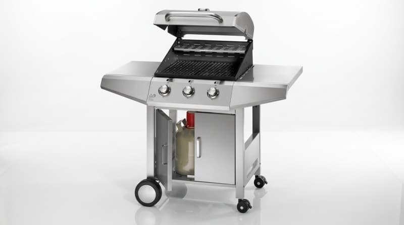 Großer Holzkohlegrill (100x60 cm) & Gasgrill mit 3 Heizzonen – Inklusive Reinigung – 2