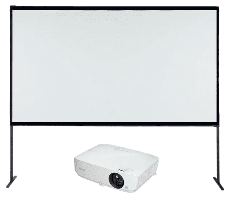 4K Heimkino Set | UHD Beamer + Rolloleinwand