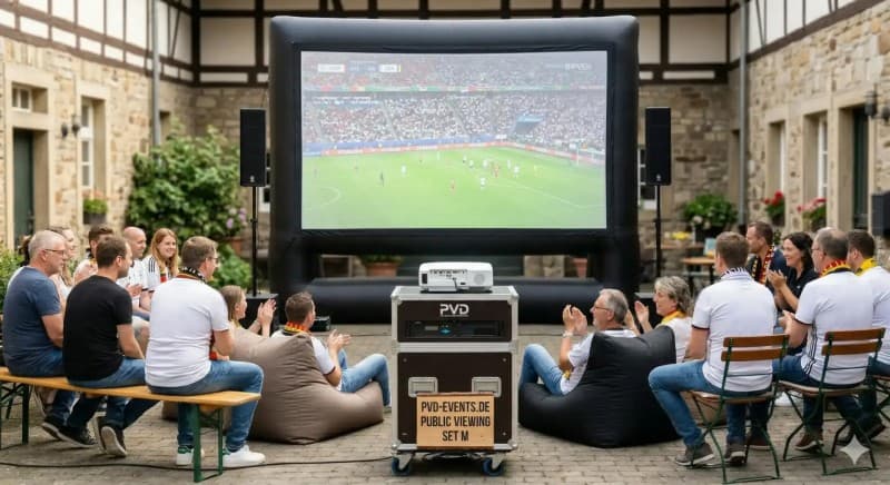 Public Viewing Set M | Beamer & Leinwand | Event-Technik