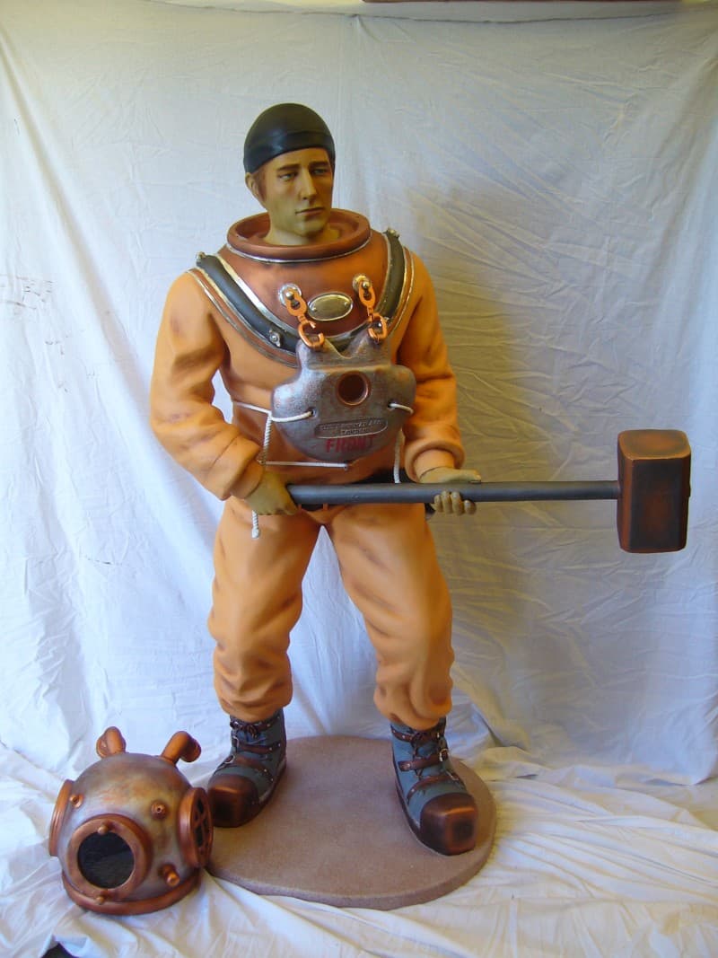 Taucher Figur
