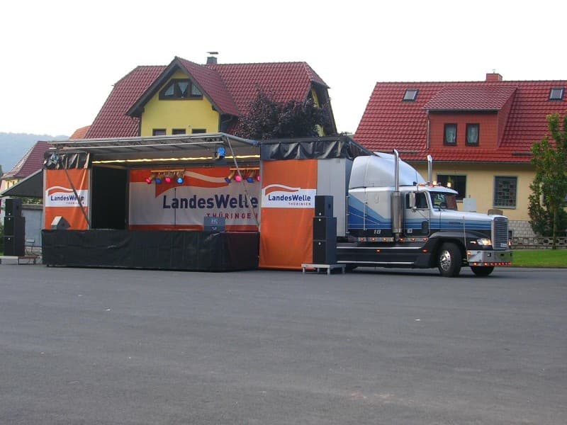 Showtruck - Promotiontruck als Highlight für Messe, Roadshow, Kampagne, Wahlkampf, Kundgebung